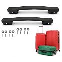 Repair Replacement Luggage Pull Handle for Suitcase Trolley Bag Suitcases Handle for Luggage Parts Spare Strap Black (FA Handle, Combo of 2)