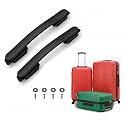 Repair Replacement Luggage Pull Handle for Suitcase Trolley Bag Suitcases Handle for Luggage Parts Spare Strap Black (AT Handle, Combo of 2)