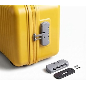 repair replacement part accessories luggage 3 digit number lock for vip safari american turistr skybag suitcase trolley bag for luggage parts grey lock 1 pcs