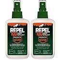 Repel 100 Insect Repellent, 4 Ounces, with DEET, 10-Hour Protection Long-Lasting Insect Repellent Pump Spray Repels Mosquitoes, Ticks, Gnats, Biting Flies, Chiggers and Fleas (Pack of 6)