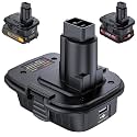 Replace for DEWALT Battery Adapter 20V to 18V, Convert M-18Battery to DW Tools, Compatible with Dewalt 20V &amp; M-18 Batteryfor DW Tools