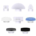 Dreazu - Replaceable Brush Heads - Scrubber Brush for Bathroom, Kitchen, Tile Grout, Bathtub, Shower, Sink, Toilet &amp; Car Cleaning