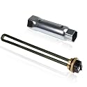 Replacement 520900 RV Water Heater Element for Suburban for Atwood 6-10 Gallon SW4DE SW6DE SW6DEL SW10 SW10DE SW10PE SW12DE SW12DEL Models with 1-1/2 in x 1-1/16 in x 6 in Wrench Socket