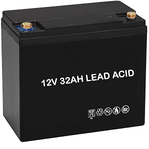replacement battery for green invicta amp invicta super vista elaan falco loader electric scooter or compatible to similar models 48v 32ah lead acid - set of 4