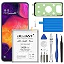 Replacement Battery for Samsung Galaxy A20/A30/ A50,5000mAh High Capacity 0 Cycle Lithium Polymer Battery for Samsung Galaxy A50 A505F /A30 SM-A305 /A20 A205FN A202F /A30s SM-A307 with Tool Kits