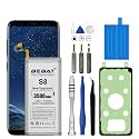 Replacement Battery for Samsung Galaxy S8,3500mAh High Capacity New 0 Cycle Lithium Polymer Replacement Battery for Samsung Galaxy S8 G950V G950A G950T G950P G950R4 with Repair Tool Kits