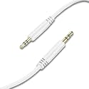 Replacement Beats Headset Cord, 3.5mm Male to 3.5mm Male Audio Cable, White
