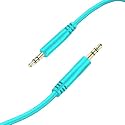 Replacement Beats Headset Cord, 3.5mm Male to 3.5mm Male Audio Cable, Blue
