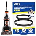 Replacement Belt Set for Bissell ProHeat 2X Revolution Pet Carpet Cleaner 1548, 1550, 1551, 1551W Series – 2-Pack Brush and Gear Belts – Replaces Parts 1606418, 1606419