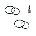 Replacement Belts for Bissell ProHeat 2X Vacuum,Compatible with Models 1383R,1383,9200,9300,9400,9500,8920,89203,8920V,47A21,66Q4,66Q42,Series (4 Belt)