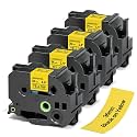 Replacement for Brother P Touch Label Maker Tape 36mm 1.4" Laminated Yellow