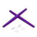 Replacement Earsocks &amp; Nosepieces Rubber Kits for Oakley Whisker Sunglasses (Purple, 0)