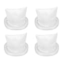 Replacement Filters for Black and Decker HNVC215B10 HNVC220BCZ01 HNVC220BCP07 HNVC115JB06 HNVC115J22 dustbuster QuickClean Cordless Handheld Vacuum (4 Filter)