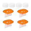 Replacement Filters for Black and Decker HNVC215B10 HNVC220BCZ01 HNVC220BCP07 HNVC115JB06 HNVC115J22 dustbuster QuickClean Cordless Handheld Vacuum (4 Pre Filter + 4 Filter)
