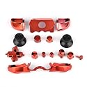 Replacement Full Set One Controller, Red, Includes Analog Thumbsticks, ABXY, Dpad