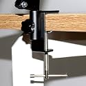 Replacement Heavy Duty C Clamp for 1/2” Base Magnifying Lamp,Desk Lamp,Swing Arm Lamp,Phone I pad Mount,Tablet Mic Holder,Table Mount Clamp for Microphone Stand Mic Boom Arm (Metal Black)