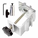 Replacement Heavy Duty C Clamp for 1/2” Base Magnifying Lamp,Desk Lamp,Swing Arm Lamp,Phone I pad Mount,Tablet Mic Holder,Table Mount Clamp for Microphone Stand Mic Boom Arm (G1 SIVLER)