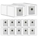 (12 Pack) X8 PRO OMNI Replacement Dust Bags Compatible with ECOVACS DEEBOT X8 PRO OMNI/ T80 Omni/ T30C Omni/ X9 Pro Omni/ T50 MAX PRO Omni/ T50 PRO Omni Robot Vacuum, Canister Bags, Vacuum Bags