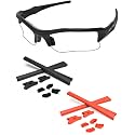 Replacement Nose Pieces &amp; Ear Socks Rubber Kits for Oakley Flak Jacket OO9008/Flak Jacket XLJ OO9009