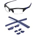 Replacement Nose Pieces &amp; Ear Socks Rubber Kits for Oakley Half Jacket/Half Jacket XLJ
