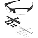 Replacement Nose Pieces &amp; Ear Socks Rubber Kits for Oakley Flak Jacket OO9008/Flak Jacket XLJ OO9009