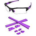 Replacement Nose Pieces &amp; Ear Socks Rubber Kits for Oakley Flak Jacket OO9008/Flak Jacket XLJ OO9009