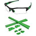 Replacement Nose Pieces &amp; Ear Socks Rubber Kits for Oakley Flak Jacket OO9008/Flak Jacket XLJ OO9009
