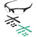 Replacement Nose Pieces &amp; Ear Socks Rubber Kits for Oakley Half Jacket/Half Jacket XLJ