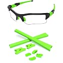 Replacement Nose Pieces &amp; Ear Socks Rubber Kits for Oakley Flak Jacket OO9008/Flak Jacket XLJ OO9009