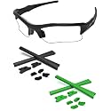 Replacement Nose Pieces &amp; Ear Socks Rubber Kits for Oakley Flak Jacket OO9008/Flak Jacket XLJ OO9009
