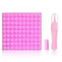 Replacement for Nosefrida Nasal Aspirator Filters, 100 Count Premium Baby Nasal Aspirator Hygiene Sponges with Nose Cleaning Tweezers (Purple)