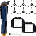 Replacement Parts Kit Compatible with Shark AV2310AE RV2310AE Matrix Robot Vacuum(Not for RV2300/RV2310), 1 Main Brush Roller, 6 Side Brushes, 2 Dustbin Filters, 2 Foam Filters and 1 Cleaning Tool