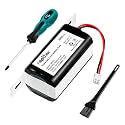 rapthor RVBAT850 Replacement Battery for Shark Robot Vacuum 2-Prong