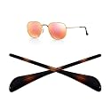 Replacement Temple Tips Ear Socks for Ray-Ban Aviator RB3025 Sunglasses