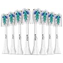 Replacement Toothbrush Heads Compatible with Philips Sonicare Electric Toothbrushes C2 4100 -Pack of 8 Sonicare Replacement Heads with Soft Dupont Bristles for Deep Cleaning, Gum Care & Plaque Removal