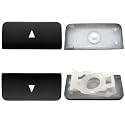 Replacement UP or Down Arrow Keycap Key with Scissor Clip Hinge for MacBook Pro/Air A2141 A2179 A2338 A2251 A2289 A2337 A2681 A2485 A2442 Series Laptop Keyboard