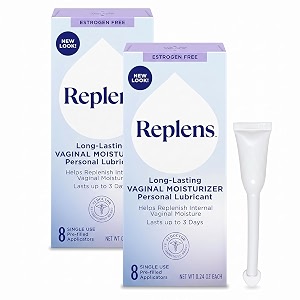 Replens Long-Lasting Vaginal Moisturizer 8ct with Single-use