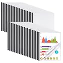 Report Covers with Sliding Bar, Clear Report Covers for Letter-Size Paper