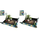 Repotting Mat for Plant Transplanting and Mess Control 29.5"x 29.5" Oxford Fabric Waterproof Potting Foldable Indoor Portable Gardening Tray Unique Gifts Lovers (Pack of 2)