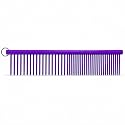 Resco Greyhound Dog Grooming Comb, 1.5" Pins, Winner's Circle Purple, Made in USA