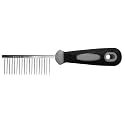 Resco Professional Anti-Static Dog, Cat, Pet Comb for Grooming, Steel Pins, Coarse Tooth Spacing
