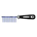 Resco Professional Anti-Static Dog, Cat, Pet Comb for Grooming, Steel Pins, Medium Tooth Spacing, Candy Blue