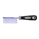 Resco Professional Anti-Static Dog, Cat, Pet Comb for Grooming, Steel Pins, Fine Tooth Spacing, Candy Blue
