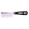 Resco Professional Anti-Static Dog, Cat, Pet Comb for Grooming, Steel Pins, Coarse Tooth Spacing, Candy Purple (PF0671)
