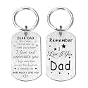 Resdink Fathes Day Dad Gifts from Daughter Son- Remember I Love You Dad Birthday Christmas Fathers Day Keychain