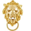 Reshma-E-Shop Bullet Brass Lion Badge Emblem for Rear Fender for Royal Enfield