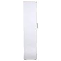 Engineered Wood Quality Single Door Wardrobe with one drawerAlready Assembled (Size 72x 18x 17 inches H,L,W) (Wardrobe (White))