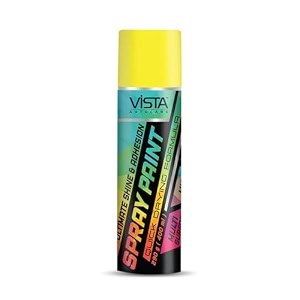 vista auto care spray paint 400 ml 290 g quick drying with gloss finish for metal wood walls  diy acrylic spray paint canary yellow