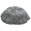 Resin Floating Turtle Platform with Realistic Island Design for Aquariums