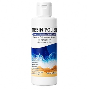 resin polish 100ml liquid for surfaces art tables countertops floors craft projects gloss finish cleaner and shine enhancer for epoxy coating
